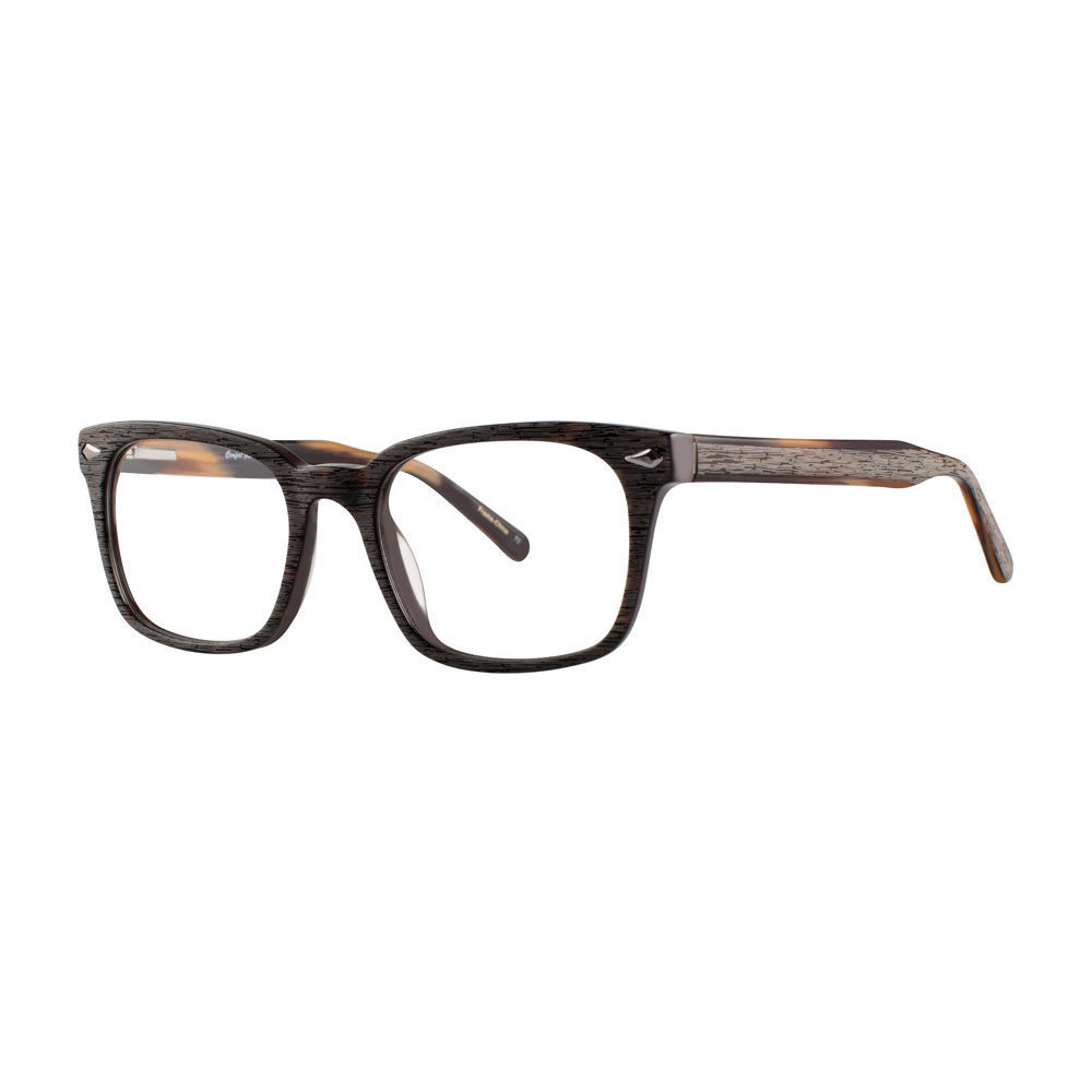 Comfort Flex Cassius Eyeglasses Brown Horn 50mm